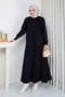Women's Skirt Knitted Mercerized Double Knitwear Set - 3