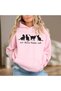 Unisex Pink Streetwear Oversize Hooded Casual Cotton Sweatshirt with Pockets