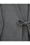 Cross-Tied Cashmere Kimono -Smoked - 3