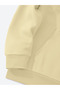 Unisex Beige Hooded Oversize Sweatshirt Comfortable Fit Cotton with Fleece Inside - 4