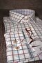 Navy Blue-Red Striped Pocketed Cotton Comfortable Fit Premium Men's Shirt - 2