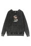 Unisex Anthracite Vintage Washed Oversize Hooded Sweatshirt Streetwear Hoodie
