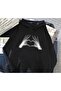 Unisex Black Kangaroo Pocket Thick Fabric Oversize Hooded Sweatshirt Hoodie