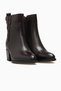 Women's Thick Heeled Leather Boots 26K 1853213K Brown - 5