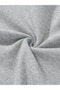 Unisex Gray 3 Thread Threaded Oversize Hooded Sweatshirt Basic Comfortable Cut - 5