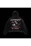 Unisex Anthracite Vintage Effect Washed 3 Thread Hooded Sweatshirt Relaxed Fit