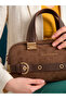Women's Suede Multi-Compartment Stylish Daily Hand and Shoulder Bag - 2