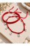Floral and Macrame Knitted Bracelet Set - 2
