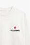 Ecru Go Outside Printed Sweatshirt - 3