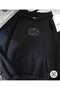Modexa Unisex Hoody Black Streetwear Oversize Hooded Casual Cotton Sweatshirt with Pockets