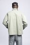 Çift Cep Nakış Detaylı Oversize Utility Ceket - 3