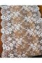 Off White French Lace Fabric 3 Meters 72 cm Wide