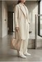 Noya Soft Model Zippered Women's Hand and Shoulder Bag Cream - 4