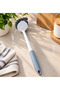 Round Toilet and Toilet Bowl Cleaning Brush Kitchen Sink Bathroom Detail Brush - 8