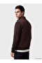 Esvab • Modern & Distinctive Standard Fit Stand Collar Men's Knitwear Cardigan - 3