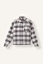 Boxy Fit Plaid Lumberjack Long Sleeve Pocket Shirt H3937Ax26Au