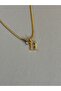 H Letter Stainless Steel Gold Necklace