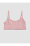 Lcw Young Pink Bustier with Removable Pads Without Underwire