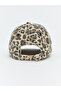 Lcw Accessories Brown Leopard Patterned Women's Cap Hat - 3