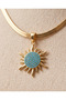 Blue Series - Casual Gold Women's Necklace - 36L Steel - 45 +5 cm Extension - a Quality - Tarnish Resistant - 2