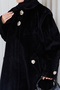 Women's Brooch Detailed Lined Coat - 8