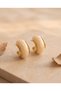 Pearlescent Women's Gold Earrings - a Quality Steel - Does Not Tarnish - 4