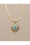 Blue Series - Casual Gold Women's Necklace - 36L Steel - 45 +5 cm Extension - a Quality - Tarnish Resistant - 3