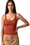 Busem Slim Fit Lace Strap Tank Top