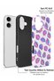 iPhone 17 Compatible - Purple and Blue Cats, Double Layer, Glossy Surface Protective Case - 3