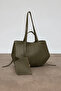 Women's Cyme Big Pinterest Bag Khaki (Large Size)