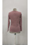 Women's Long Sleeve V-Neck Camisole Blouse - 6