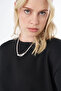 Accessory Buttoned Knitwear Tunic Black - 6