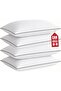 Luxury Hotel Quality Pillows Pack of 4 - Premium 3D Microfiber Filling with Breathable Cover - Best for Side, Back and Stomach Sleepers - Orthopedic Bed Pillows (4, Standard)