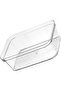 Drawer Storage Bins Transparent Plastic Dividers for a Neat Kitchen Organization (Medium Square Box) - 4