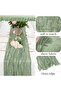 Cheesecloth Table Runner, 90*300cm Boho Tablecloth, Sheer Gauze Table Runner for Wedding Birthday Ba - 3