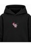 My Melody & Kuromi Balance Line Printed Black Kids' Hooded Sweatshirt - 4