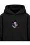 Bts Orbit Steps Printed Black Kids' Hooded Sweatshirt - 4