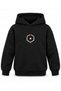 Manifest Stage Hexagon Printed Black Children's Hooded Sweatshirt - 2