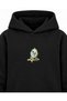 Saja Boys Prova Mirror Printed Black Children's Hooded Sweatshirt - 4