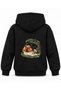 Dragon Ball Picnic Table Printed Black Children's Hooded Sweatshirt