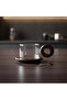 12-Piece Coffee Set - 6-Piece Acacia Coasters - 6-Piece Flat Cups - 2