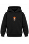 Haikyu Hinata First Leap Printed Black Kids' Hooded Sweatshirt - 2