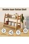 Bamboo Mug Holder Countertop, Coffee Station Organizer, Desktop Organizer Shelf,Spice Rack,Kitchen C - 2