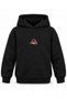 Kpop Demon Hunters Tomato Basket Printed Black Kids Hooded Sweatshirt - 2