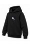 Kpop Demon Hunters Garden Notebook Printed Black Children's Hooded Sweatshirt - 3
