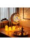 Table Decoration Light Set (360° Rotating Lamp+ 3 Different-size Weeping LED Candle Lights)-Festive