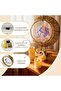 Table Decoration Light Set (360° Rotating Lamp+ 3 Different-size Weeping LED Candle Lights)-Festive - 2