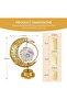 Table Decoration Light Set (360° Rotating Lamp+ 3 Different-size Weeping LED Candle Lights)-Festive - 3