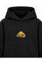 One Piece Captain's Raincoat Printed Black Kids' Hooded Sweatshirt - 4