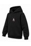 My Melody & Kuromi Night Slippers Printed Black Children's Hooded Sweatshirt - 3